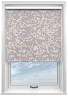 Cherry Blossom, Mauve - Roller Blind